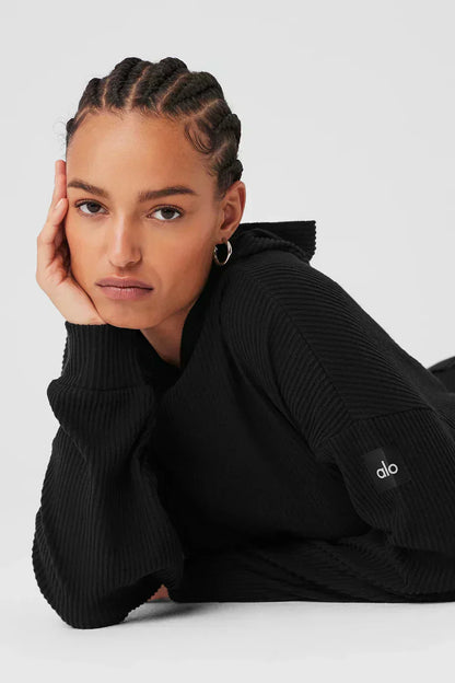 Sudadera Muse con capucha [Conjunto completo] - Negro