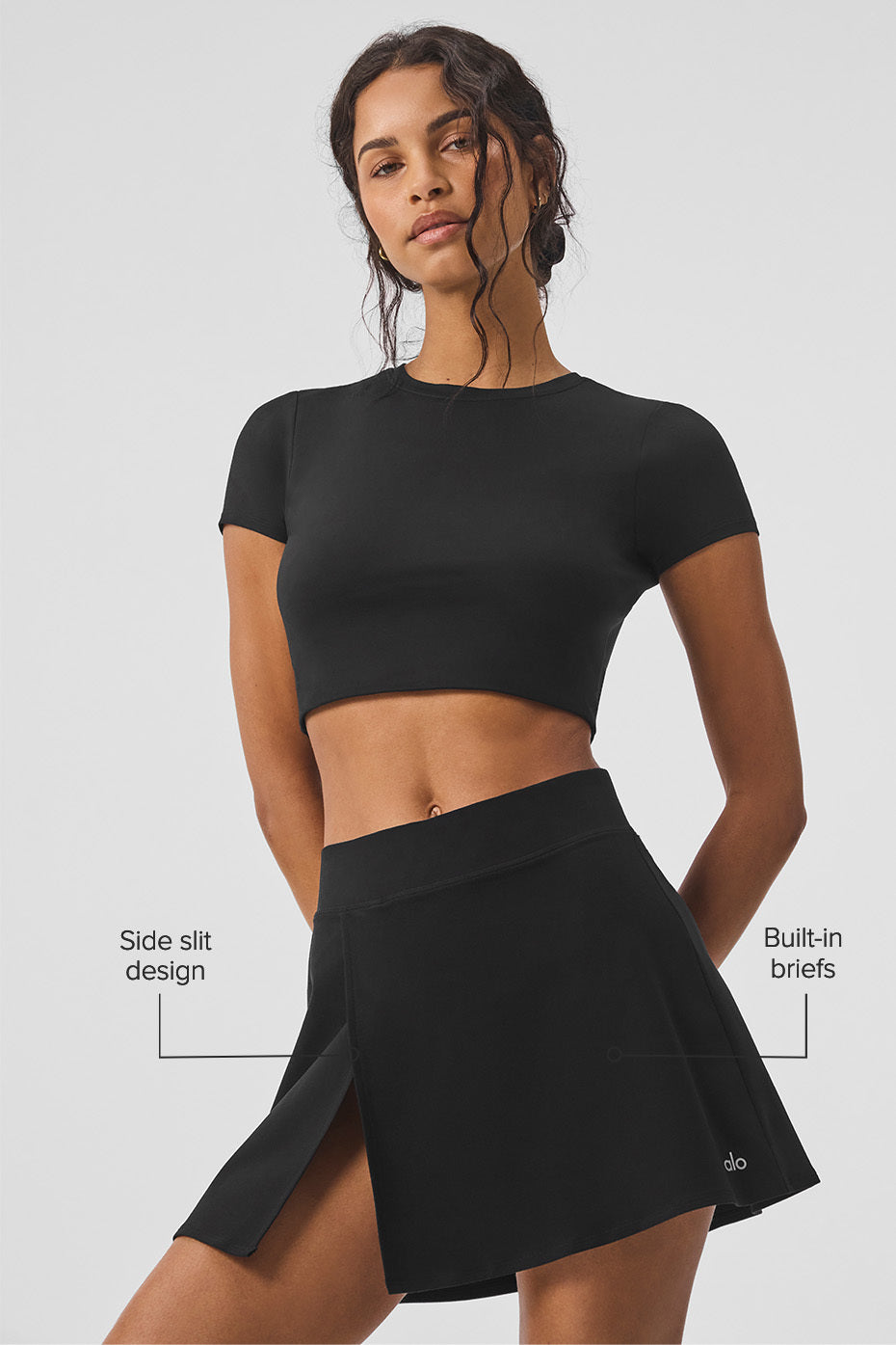 Falda Alosoft Backspin - Negro