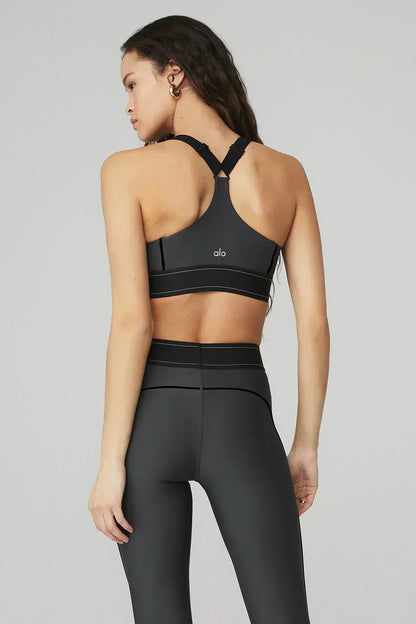 Legging de tiro alto Airlift Suit Up - Antracita/Negro