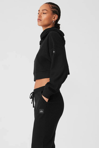 Sudadera Muse con capucha [Conjunto completo] - Negro