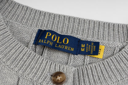 Cárdigan polo mujer punto de algodón
