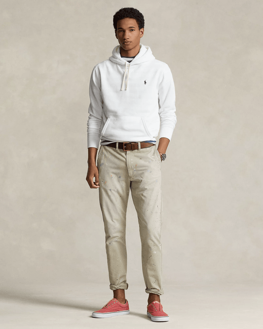 Sudadera con capucha blanca de Polo