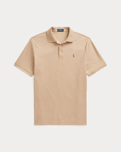 Polo de algodón suave beige