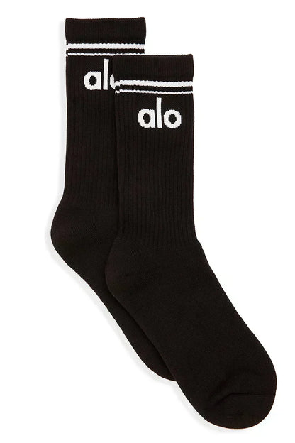 Calcetines retro unisex negros