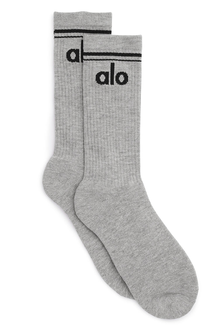 Calcetines unisex retro gris/negro