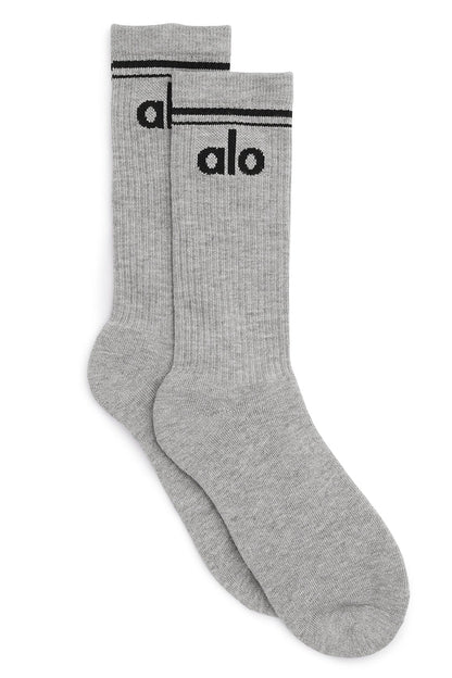 Calcetines unisex retro gris/negro