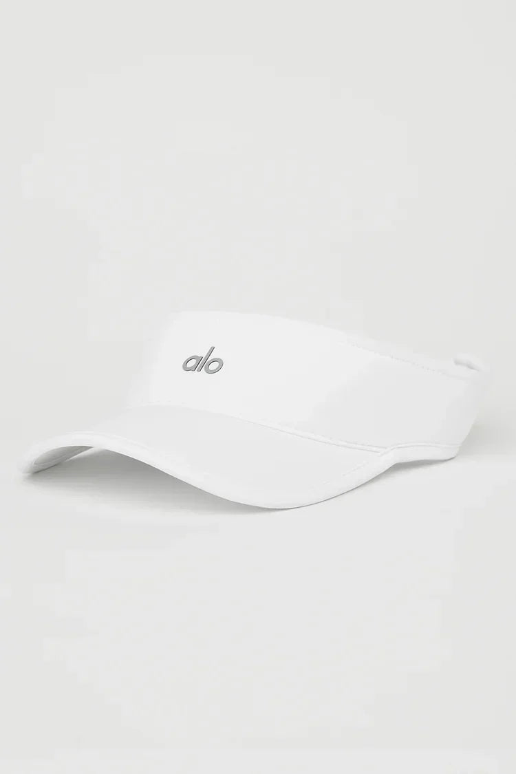 Visera Eclipse de rendimiento Blanca