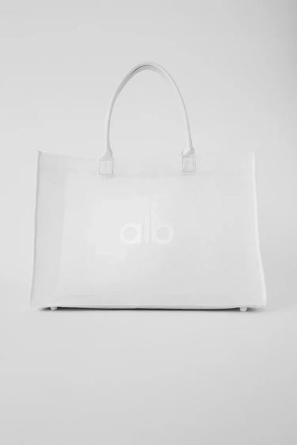 Bolsa transparente blanca