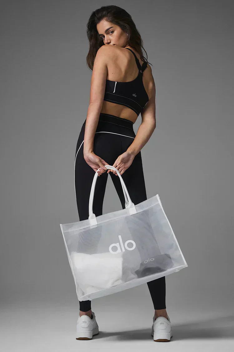 Bolsa transparente blanca