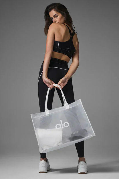 Bolsa transparente blanca
