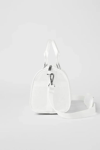 Minibolsa de viaje transparente - Blanco