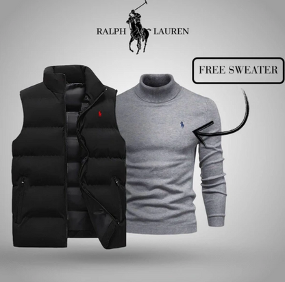 Set de lujo: cardigan y suéter exclusivo