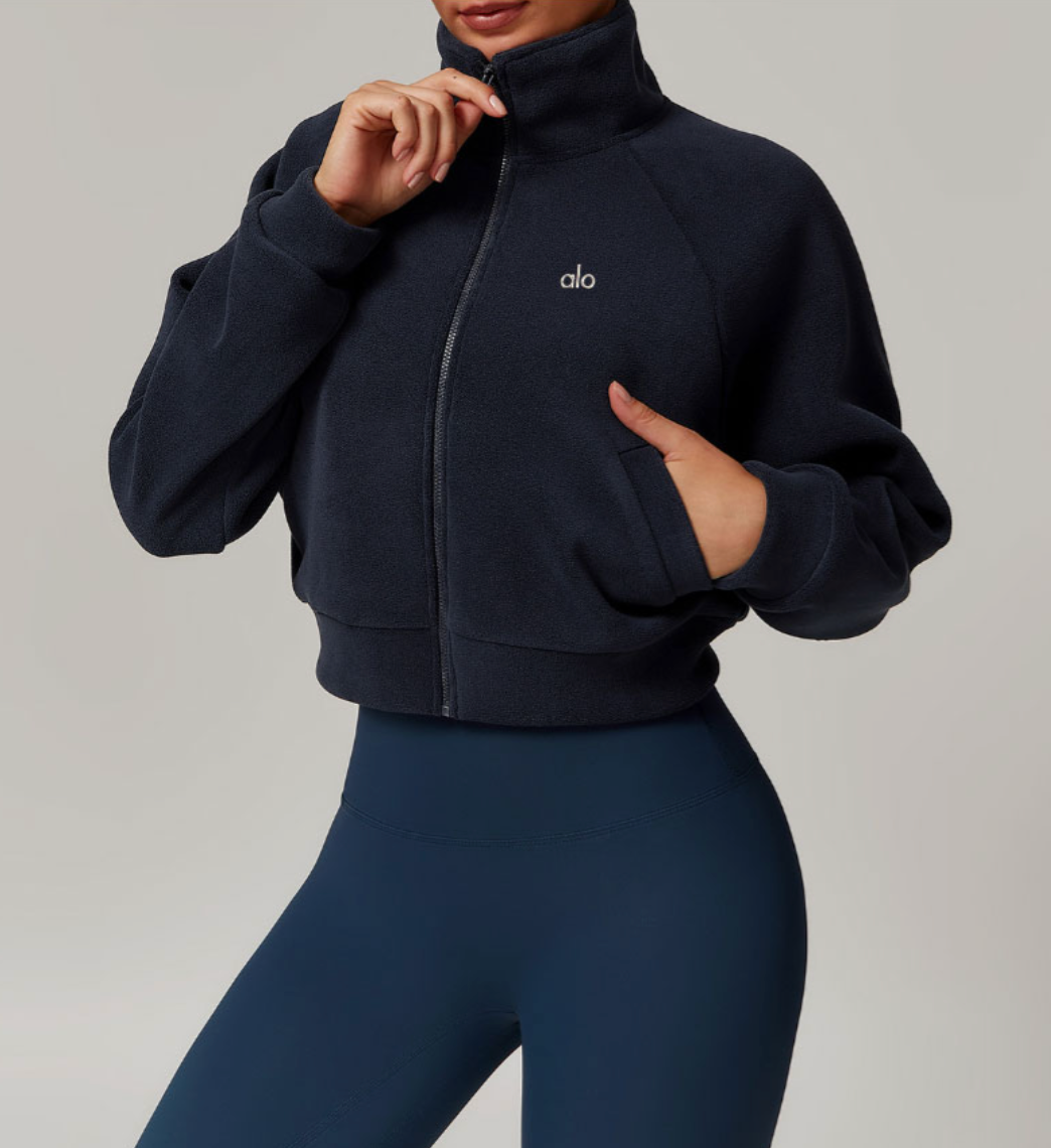 Chaqueta polar con cremallera