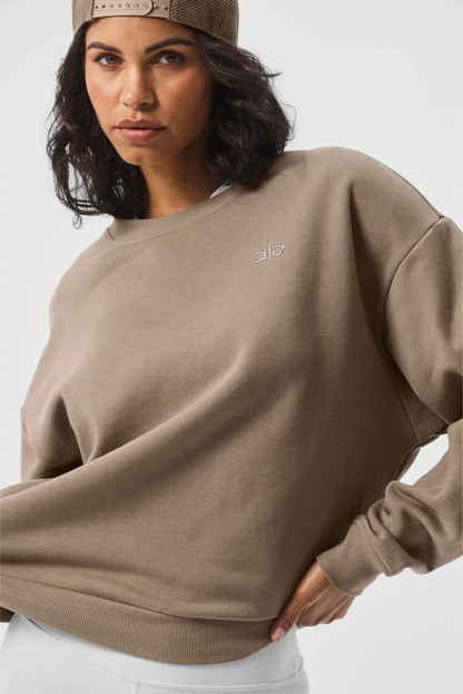 Jersey Accolade de cuello redondo, beige