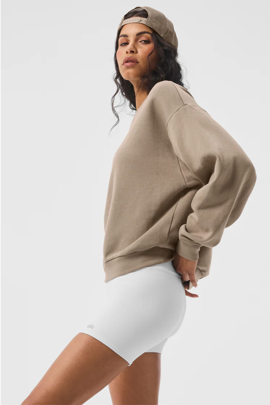 Jersey Accolade de cuello redondo, beige