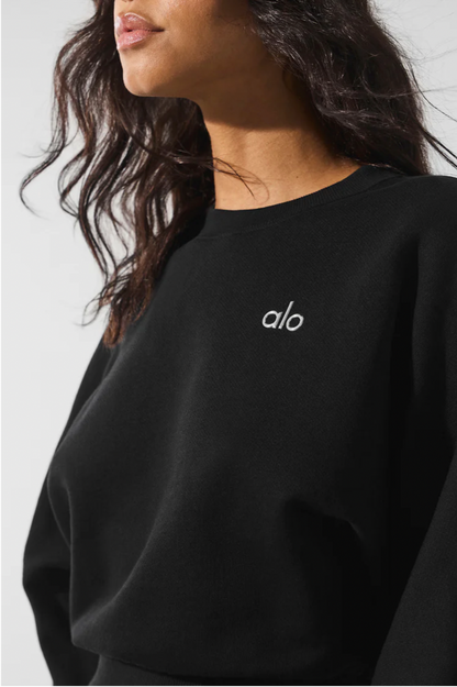 Sudadera corta de cuello redondo Accolade