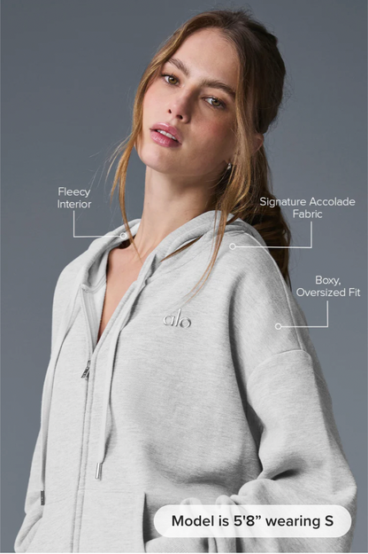 Sudadera Accolade con cremallera completa