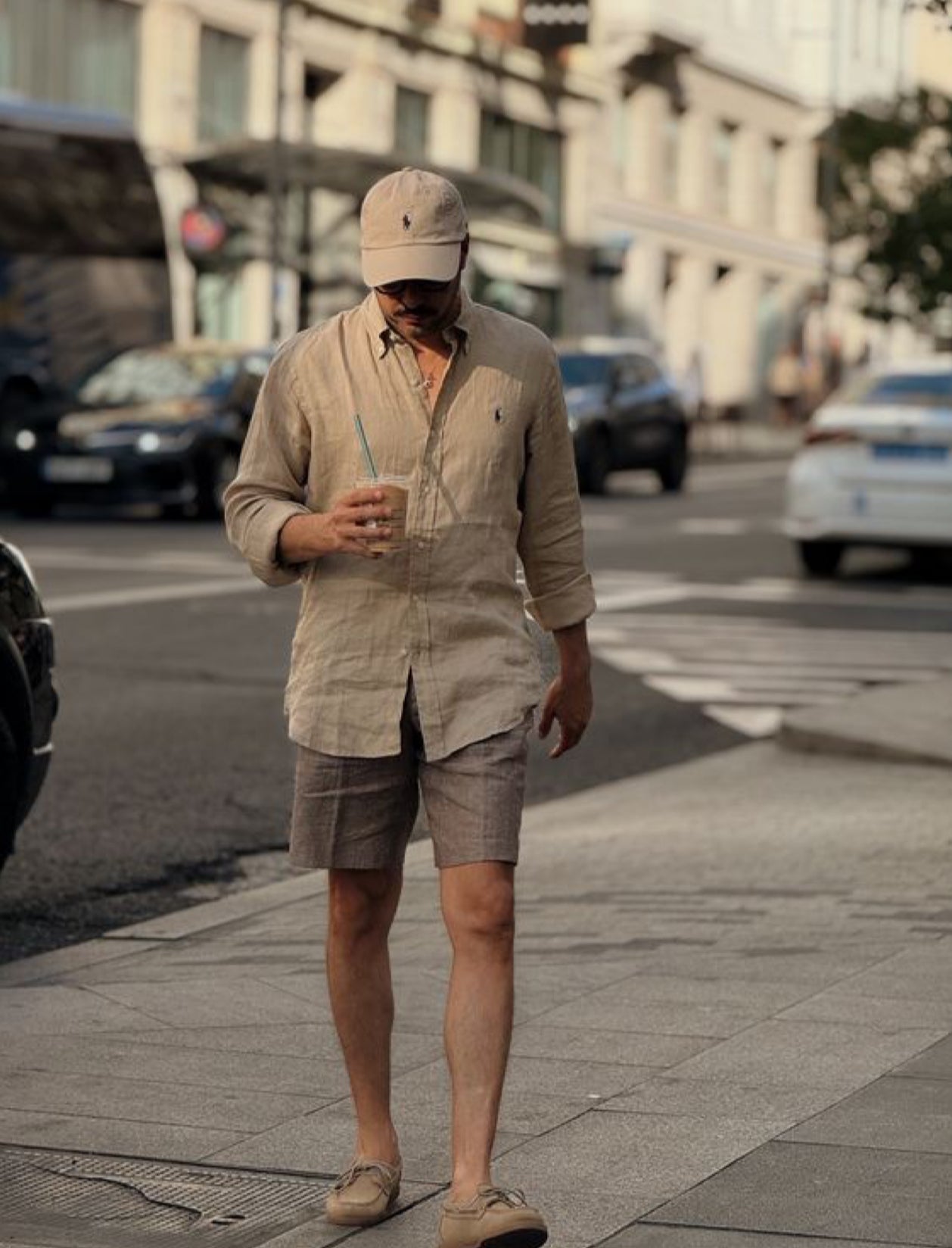 Camisa de lino Classic Fit