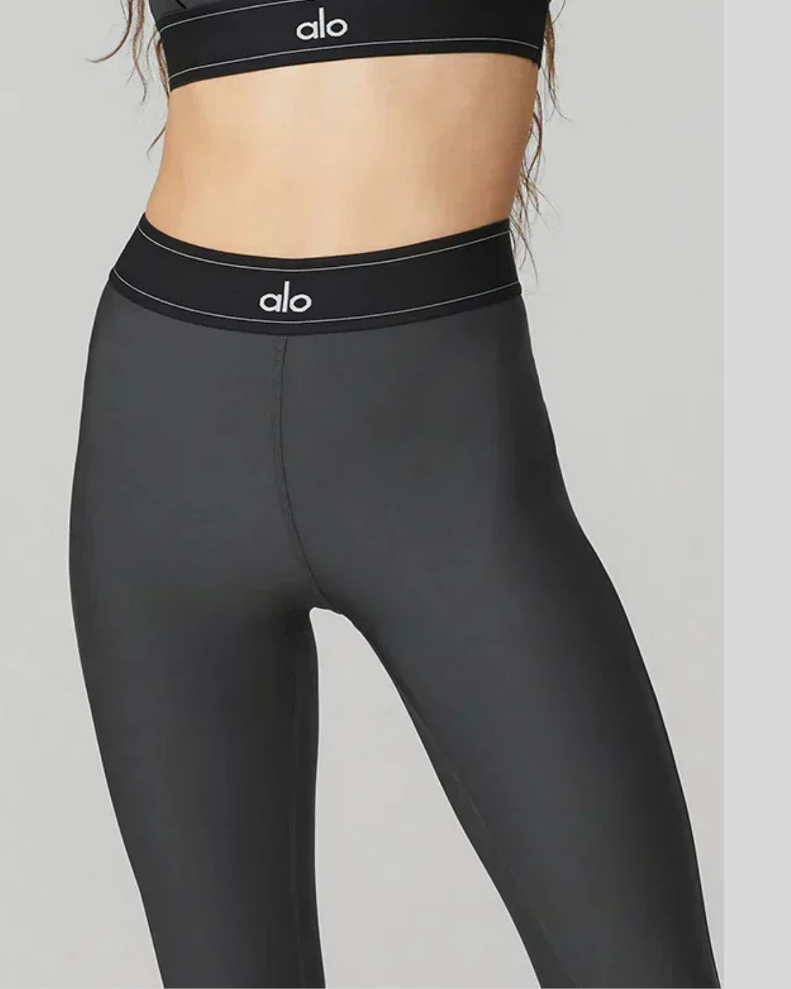 Legging de tiro alto Airlift Suit Up - Antracita/Negro