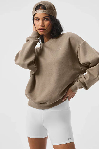 Jersey Accolade de cuello redondo, beige