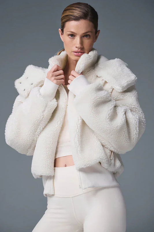 Chaqueta Foxy Sherpa - Blanco