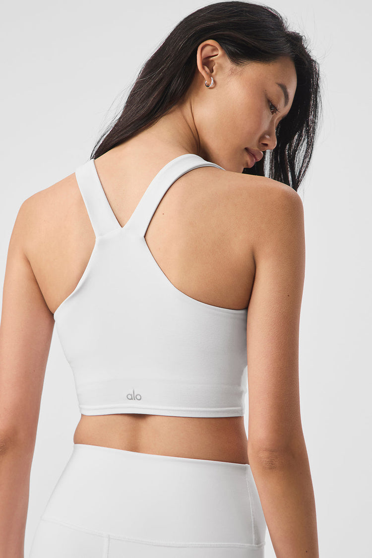 Top de tirantes Airbrush Real Bra - Blanco
