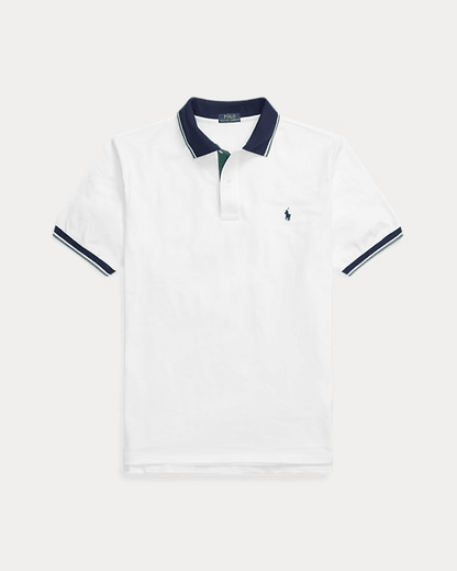 Camisa Polo - Cuello con ribete de rayas