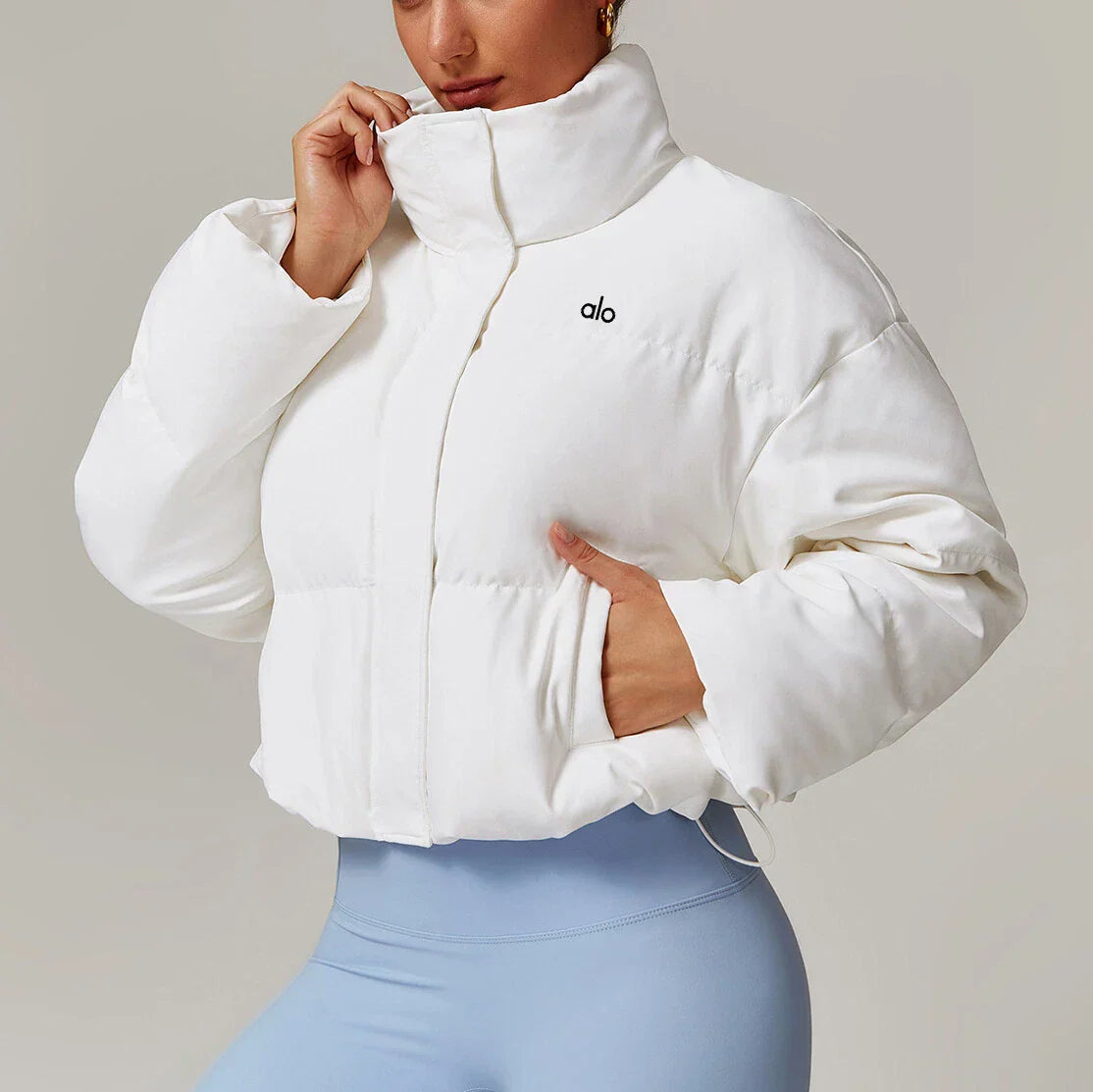 Chaqueta acolchada - Cuello alto