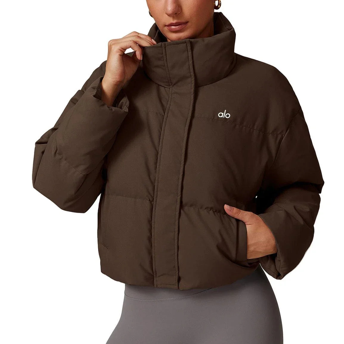 Chaqueta acolchada - Cuello alto