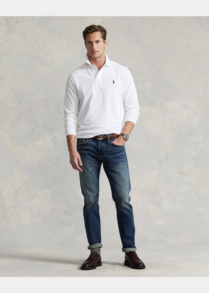 Polo Manga Larga Blanco
