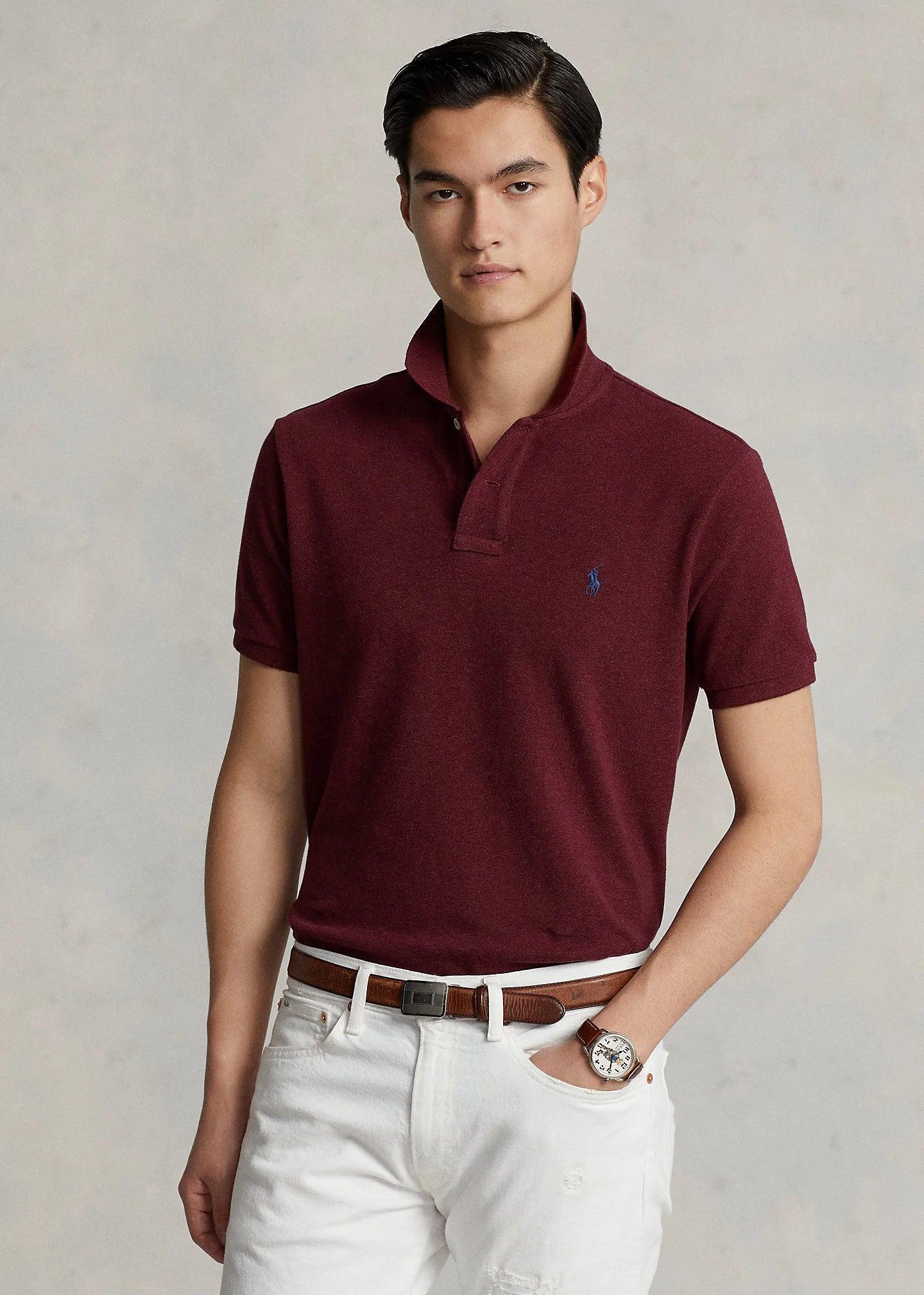 Camiseta polo - Burdeo
