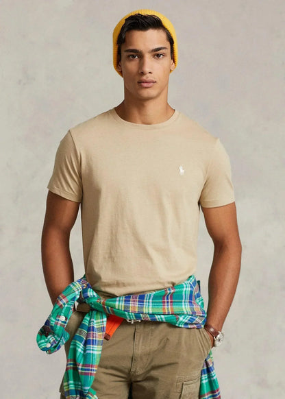 Camiseta polo beige